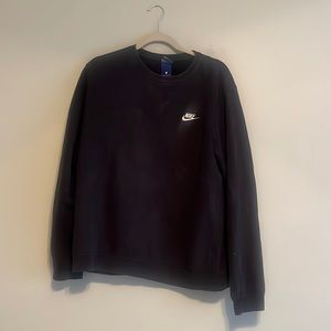 black Nike crewneck